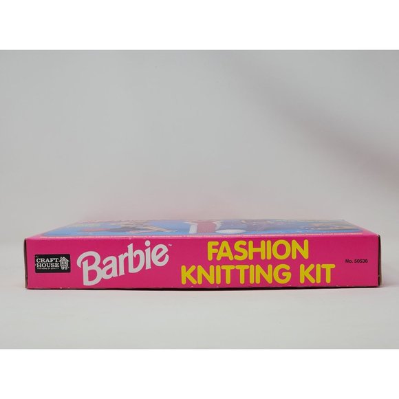 Brand New Vintage Barbie Fashion Knitting Kit With Glitter Yarn #50536‎ 1993 - Picture 6 of 12